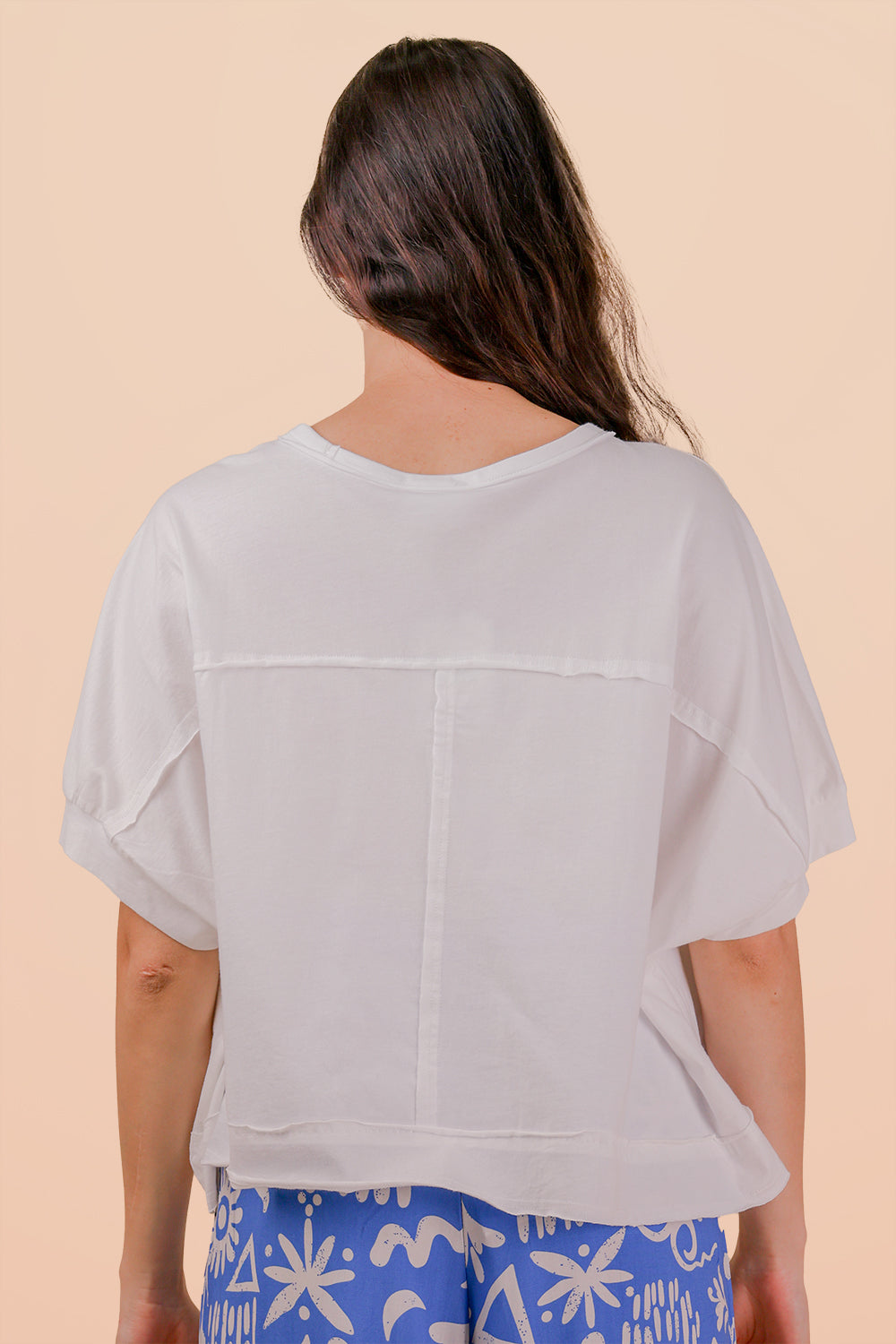White comfy t