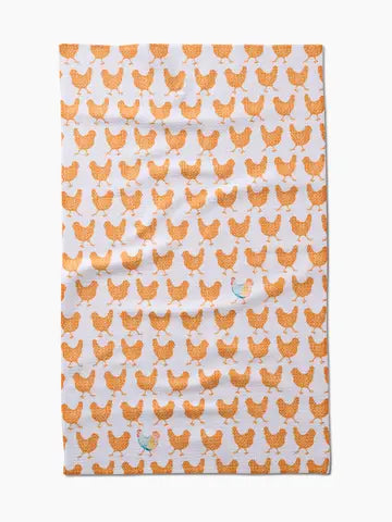 Geometry Tea Towel-Chick