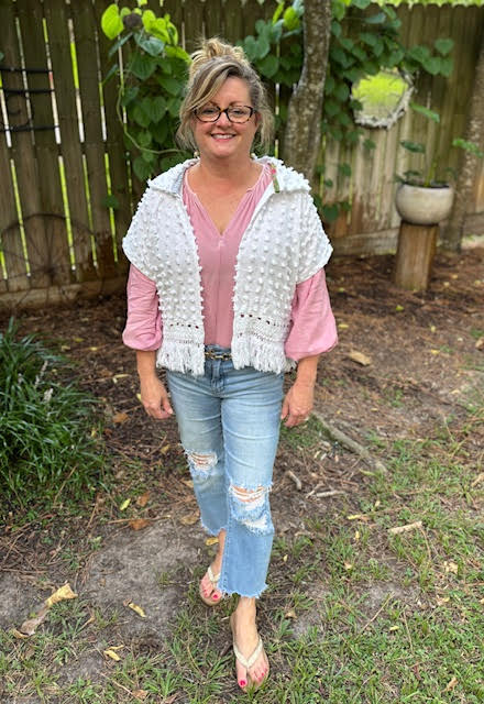 Vintage Lisa Short Jacket with Horse Accent