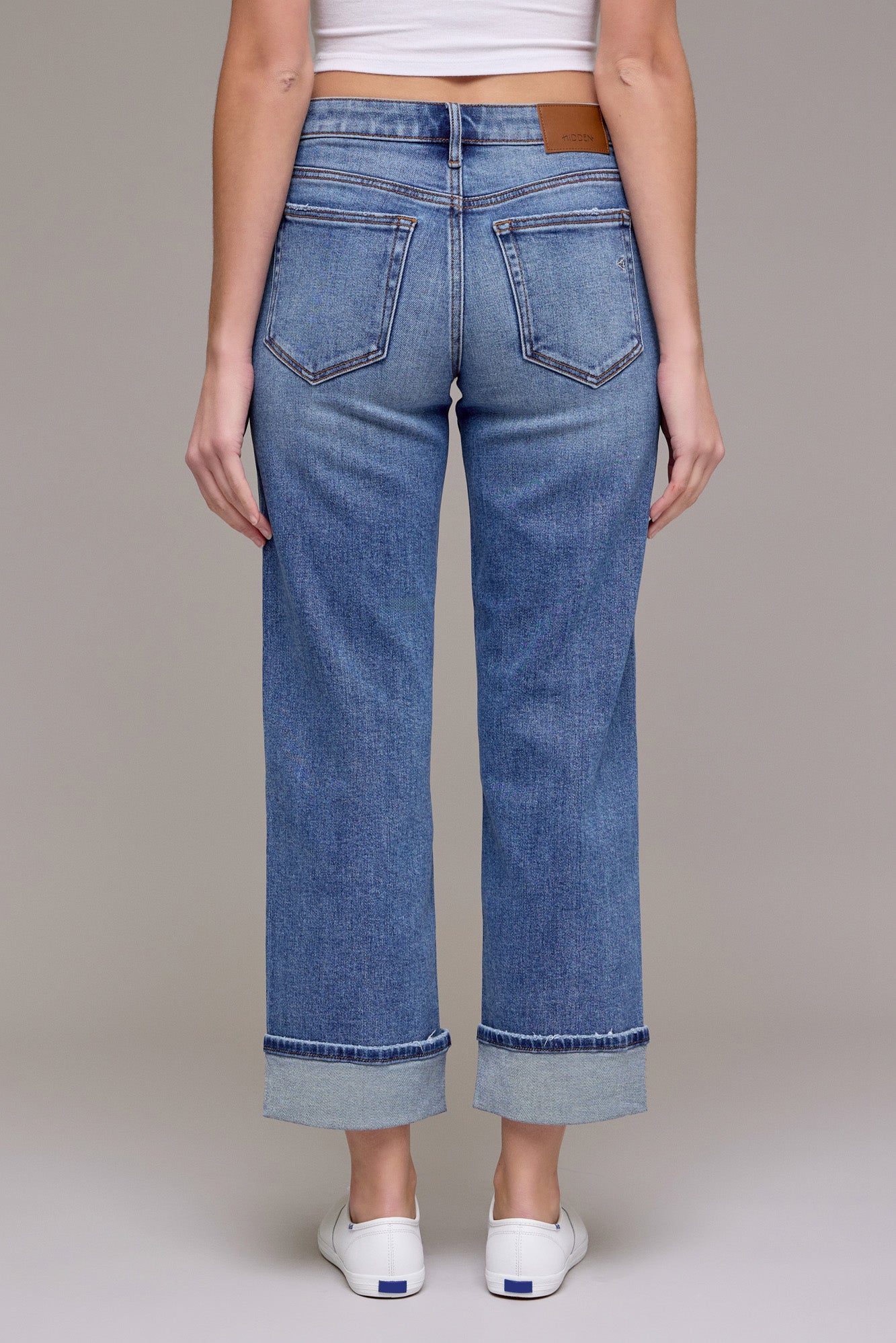 Ella Cuffed Jean by Hidden