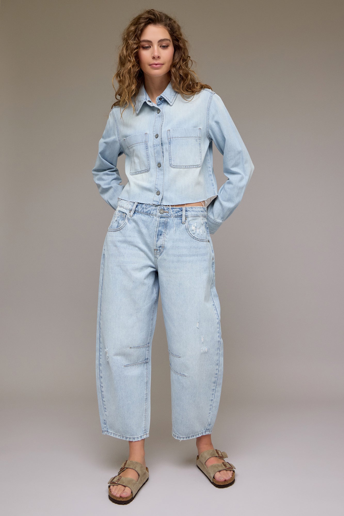 Sammie Barrel Jean by Hidden