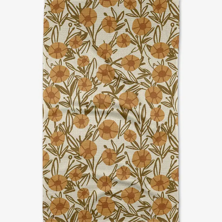 Geometry Tea Towel- Sunflower Fields