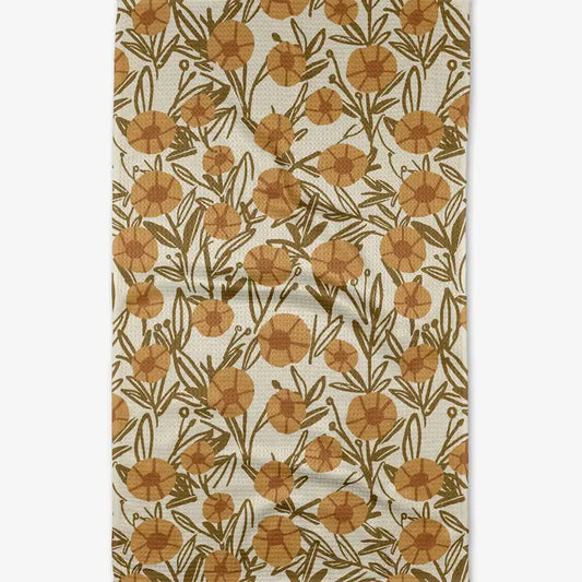 Geometry Tea Towel- Sunflower Fields