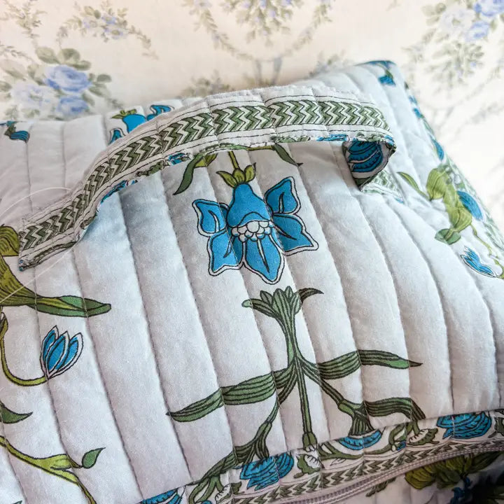 Iris Luxe | Quilted Cosmetic Bags-Set of 3