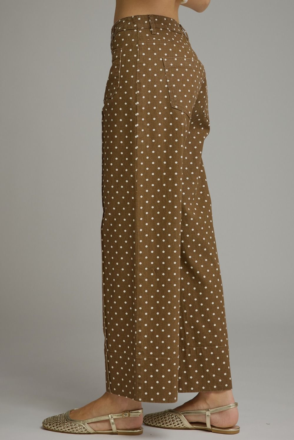 Brown Polka Pant
