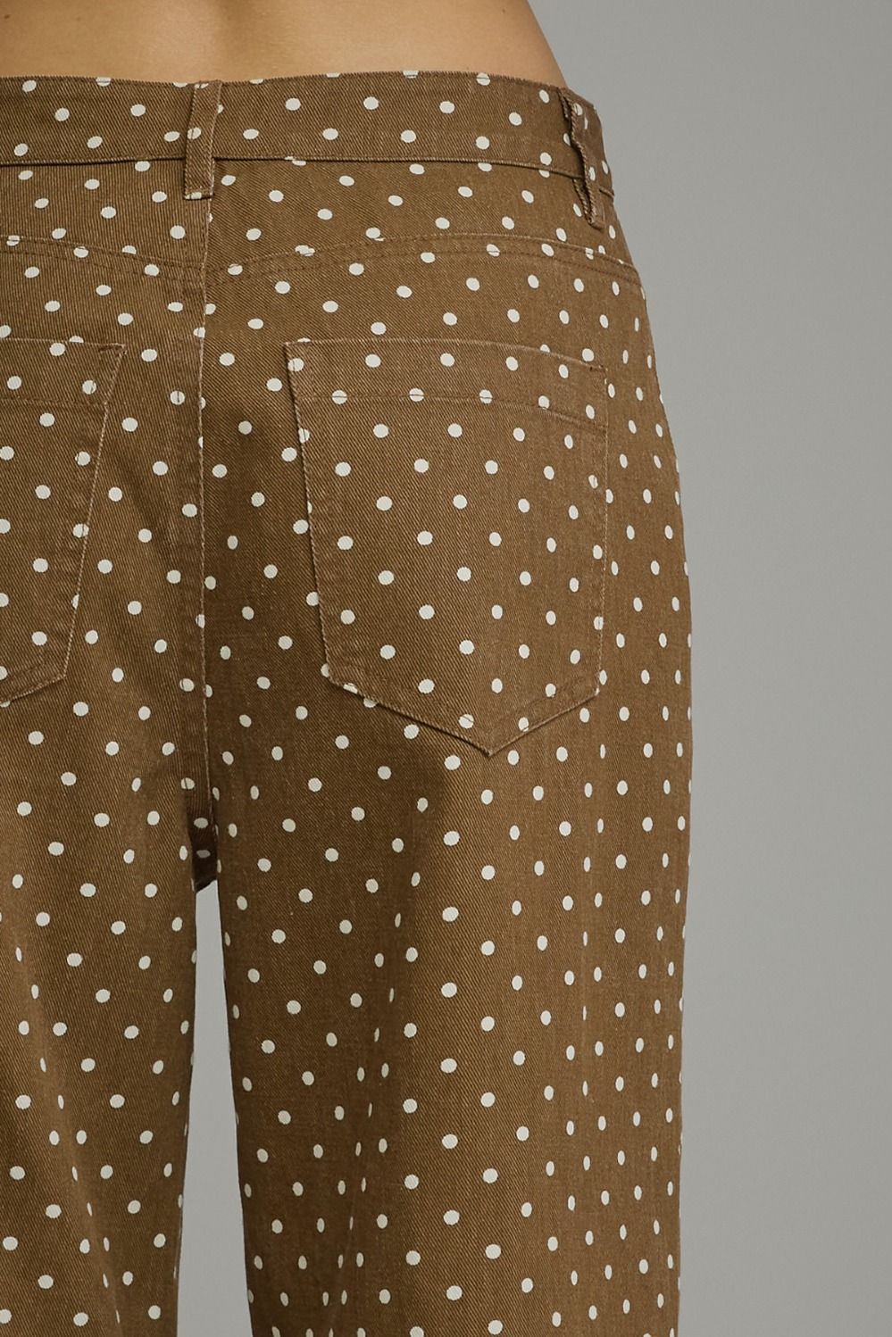 Brown Polka Pant