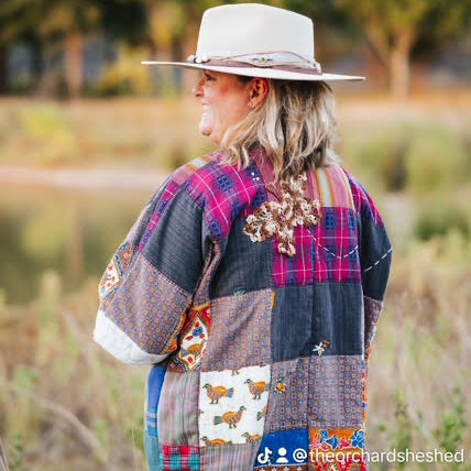 Vintage Patchwork Quilt Jacket